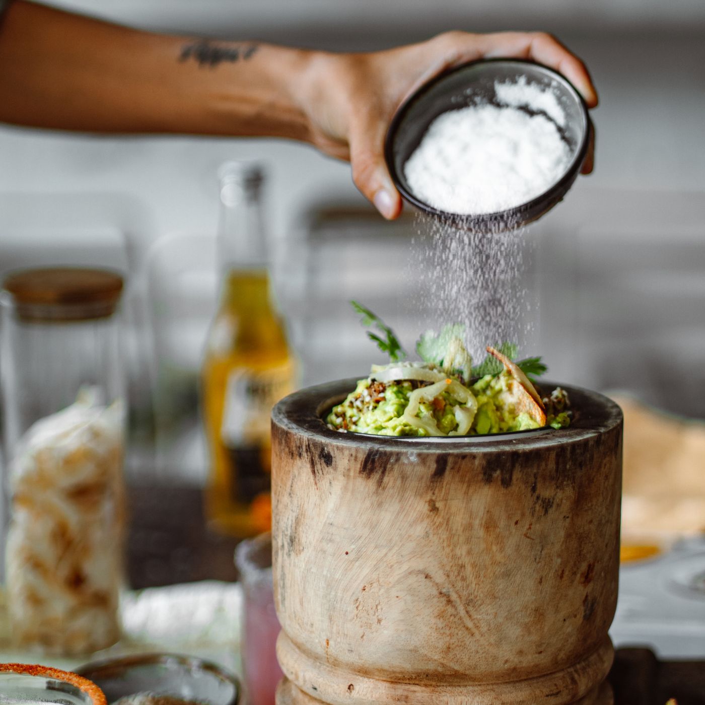 Salt Cellar With Swing Lid