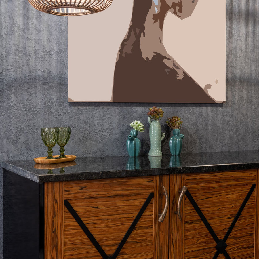 Flat Back Wall Vase